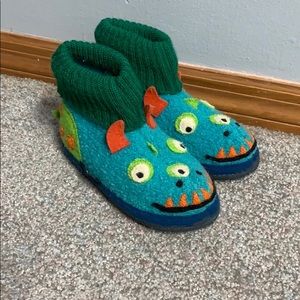 Garnet Hill Boiled Wool Slipper Boots - Monsters